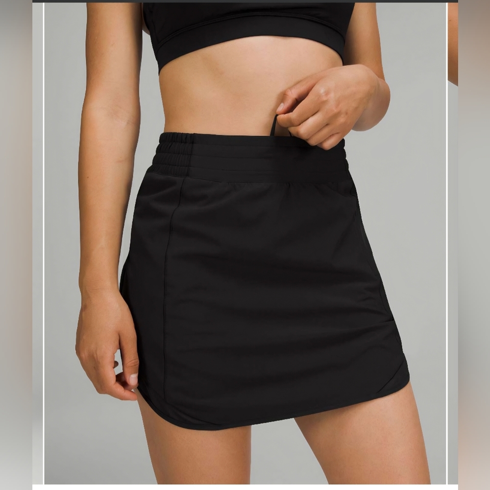Lululemon Hottyhot High Rise Skirt Black